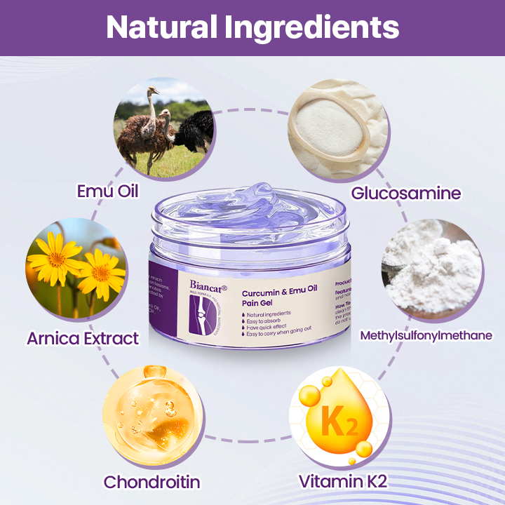 Biancat® Curcumin & Emu Oil Pain Gel-