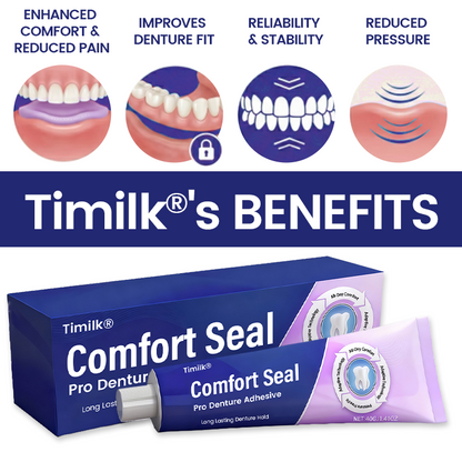 Timilk® Comfort Seal Pro Denture Adhesive 💝
