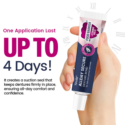 Timilk® AllDay Secure Denture Bond-