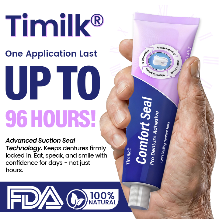 Timilk® Comfort Seal Pro Denture Adhesive 💝