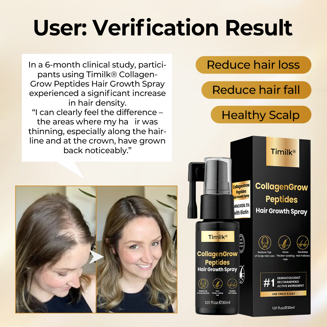 Timilk® CollagenGrow Peptides Hair Growth Spray