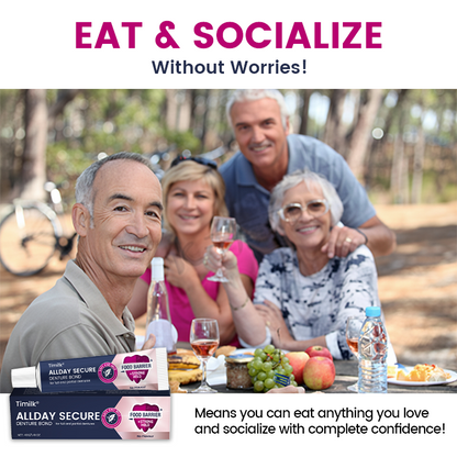 Timilk® AllDay Secure Denture Bond-
